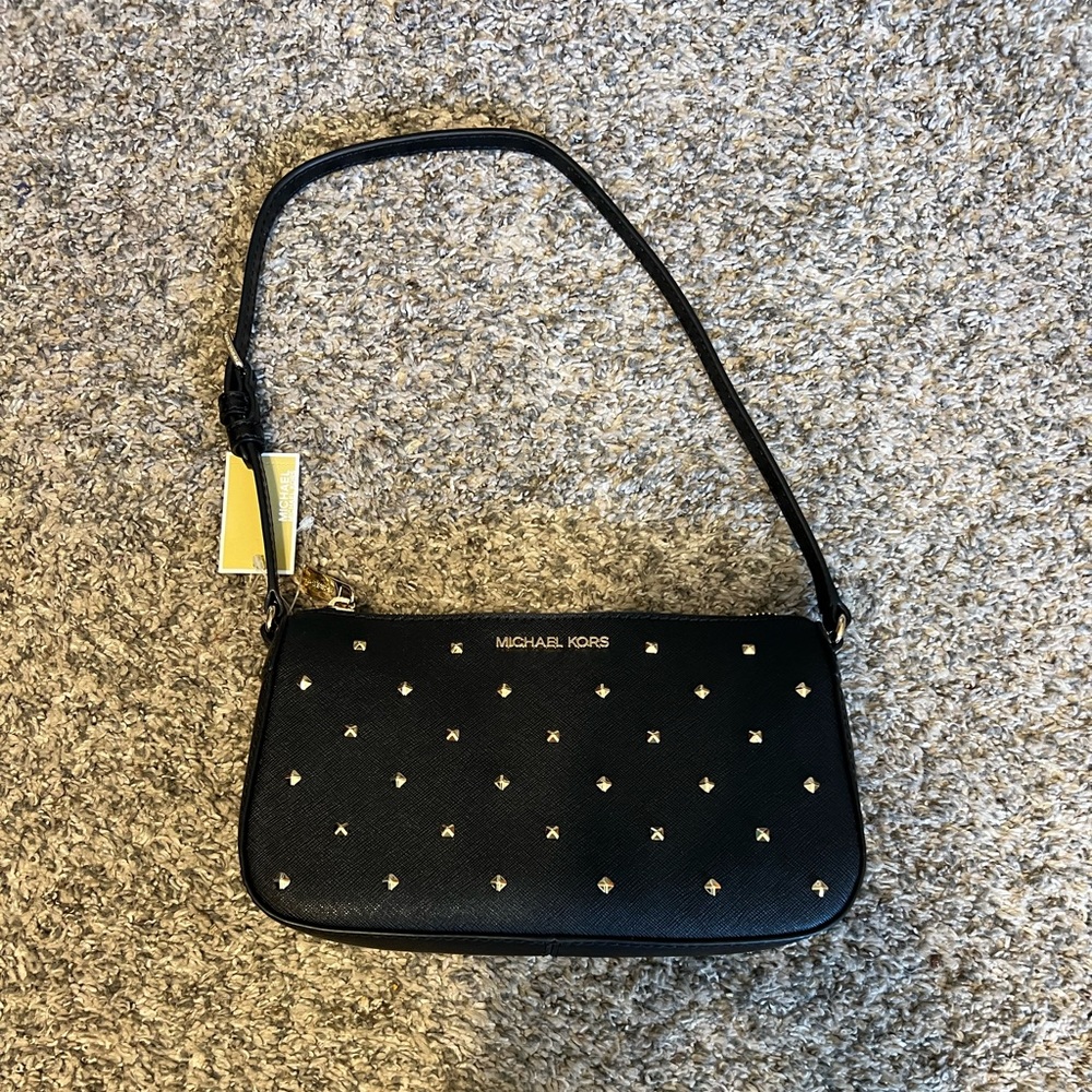 NEW Michael Kors Jet Set Med Pouchette Shoulder Bag